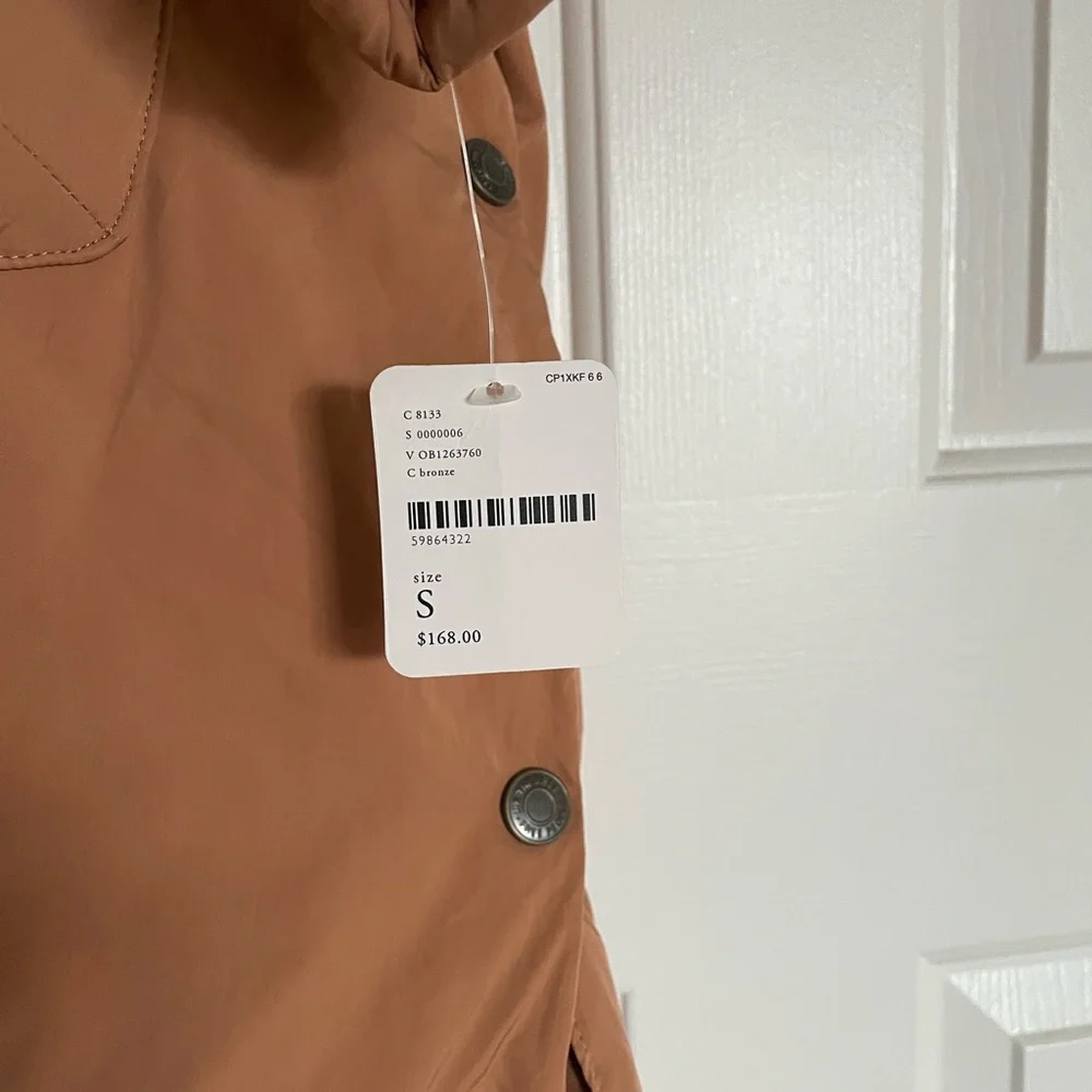 Free People Bronze Duvet Puffer Coat Jacket - NWT - Picture 3 of 6
